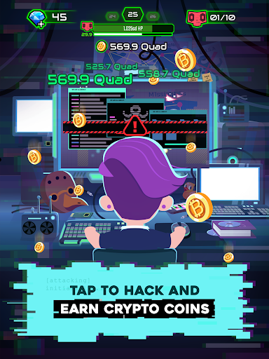 Hacking Hero - Cyber Adventure Clicker  screenshots 14