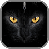Mystery Cat Zip Screen Lock icon