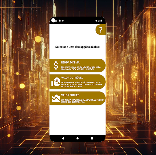 Android application Calculadora Imobiliária screenshort