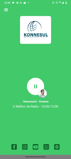 Android application Rádio Konnesul screenshort