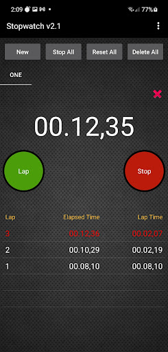Stopwatch screenshot 6
