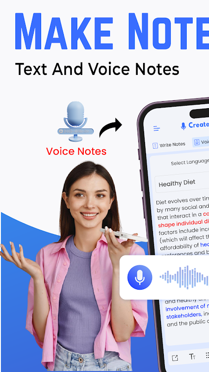 Voice Notepad - One Note App - 1.3.6 - (Android)