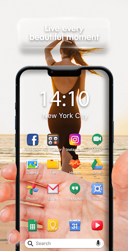 Android application Transparent Camera Screen screenshort