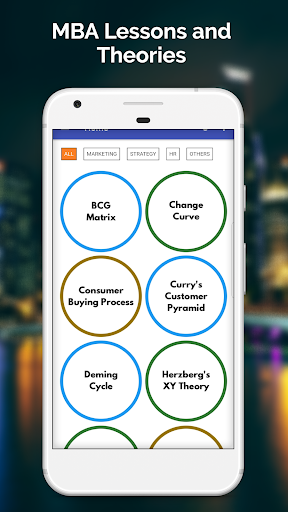 Android application MBA Lessons for Managers screenshort