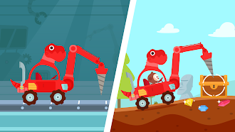 Game screenshot Dinosaur Car Games：DuDu Games hack