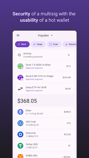 Android application Zallo screenshort