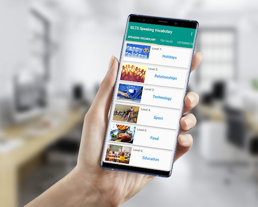 Android application IELTS Listening & Vocabulary screenshort