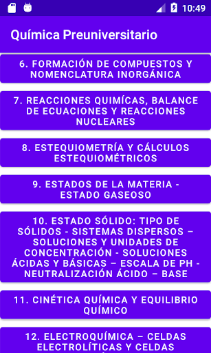 Química Preuniversitario Screen 2