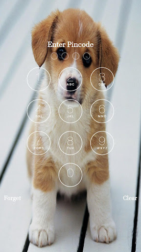 Puppy Dog Lock Screen Screenshot 3 - AppWisp.com