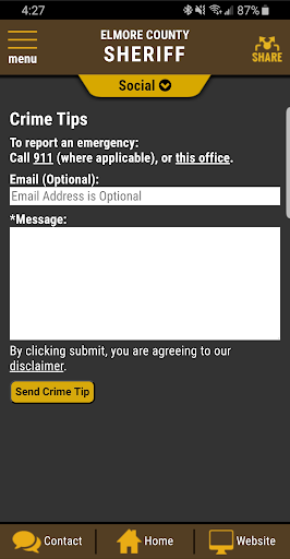 Elmore County AL Sheriff Screen 2
