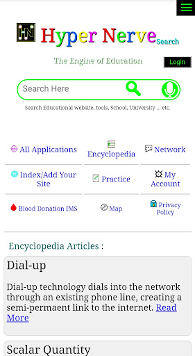 Hyper Nerve - Search Engine Screen 3