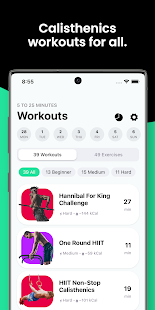 Street Workout App Screenshot