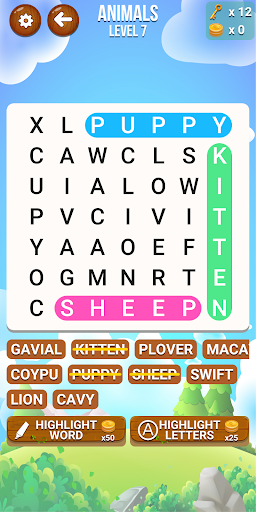 Word Hunt Screen 2