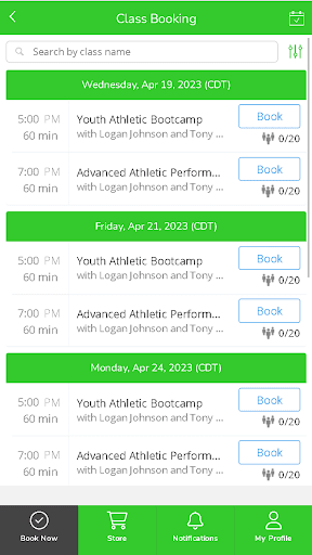 Loganitus Training Screen 3
