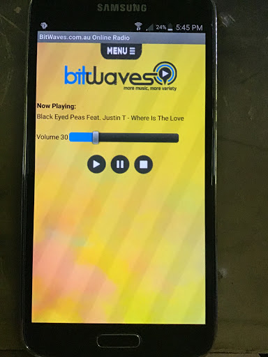 BitWaves.com.au Online Radio Screen 2