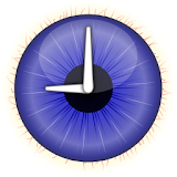 Button Badge Clock Widget icon