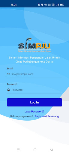 Android application SIMPJU Dumai screenshort
