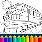 Cover Image of Descargar Juego de trenes: libro para colorear. 14.0.4 APK