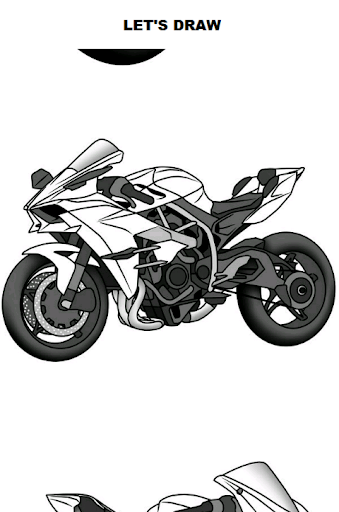 Android application Draw Motorcycles: Sport screenshort