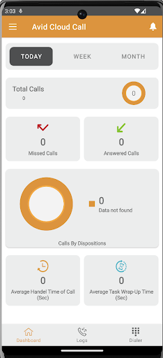 Android application AvidTrak Contact Center screenshort