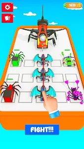 Merge Choo Spider Train Games