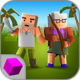 Cube Island Online Survival 3D icon