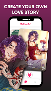تحميل لعبة MeChat – Love secrets مهكرة جواهر غير محدودة 1
