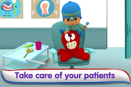 Pocoyo Dentist Care: 牙醫醫生冒險模擬器