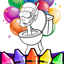 skibidi toilet coloring draw