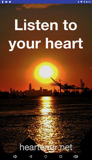 Android application Heartener®: hear your heartbea screenshort