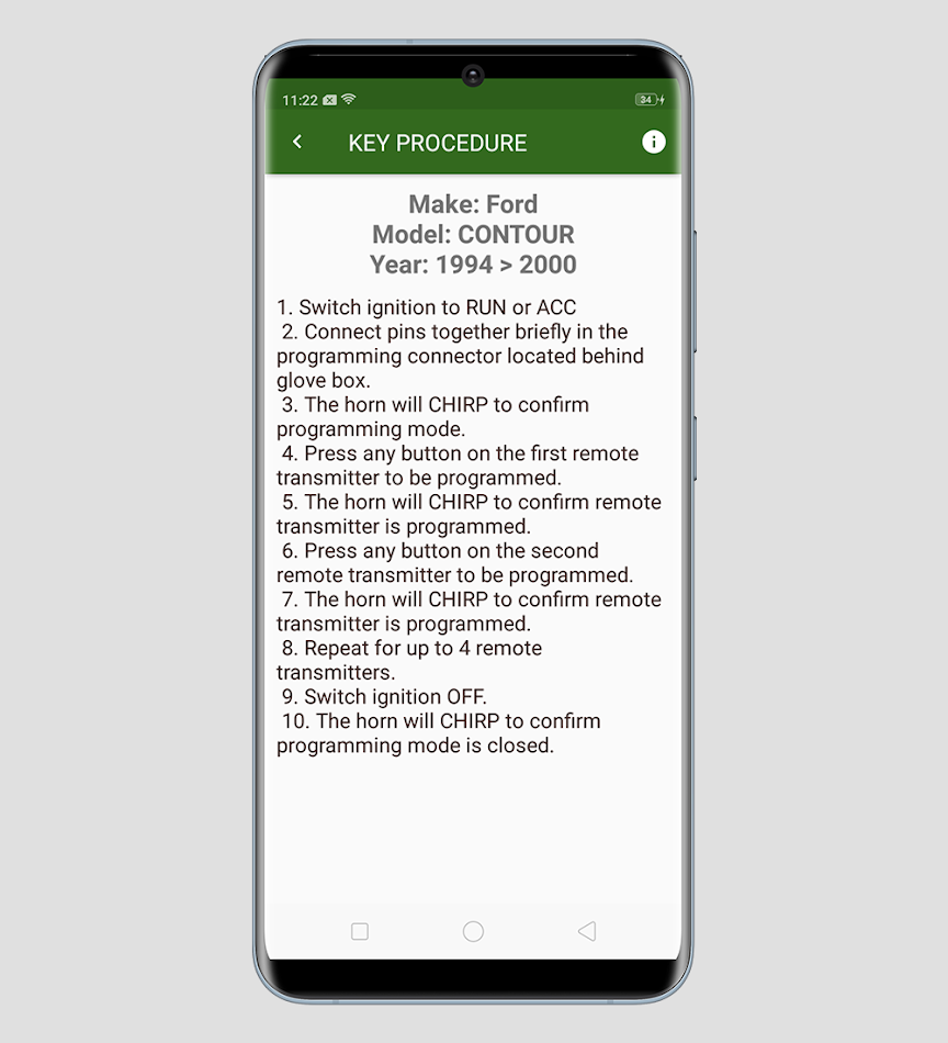 #5. Key Program Guide Lite (Android) By: OBD High Tech