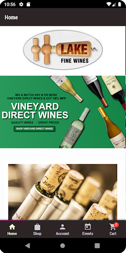 Android application Lake Liquor screenshort