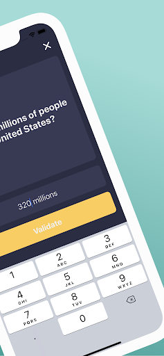Guesstimate - trivia quiz Screen 2