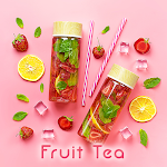 Cute Wallpaper Fruit Tea Theme Apk