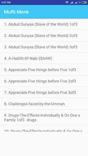 Mufti Ismail Menk Lectures Screen 2