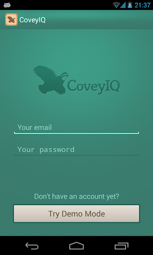 Android application CoveyIQ screenshort