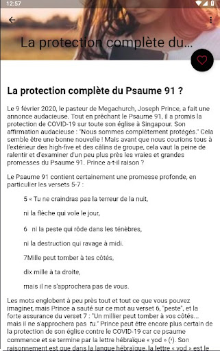 Psaume - Psaume de Protection