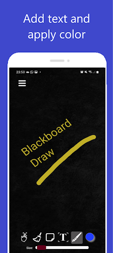 Blackboard draw Screen 3