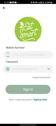 Android application Eat Smart KW screenshort