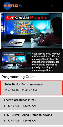 VueFlixTV Screen 3