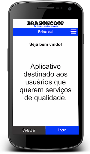 Android application Brasoncoop - Cliente screenshort