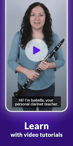 Screenshot of Clarinet Lessons - tonestro