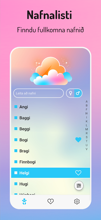 Barnanöfn - 1.1.6 - (Android)