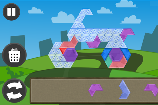 Android application Puzzle Inlay Lost Shapes screenshort