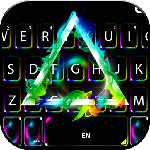 Smoky Hipster Triangle Keyboar logo