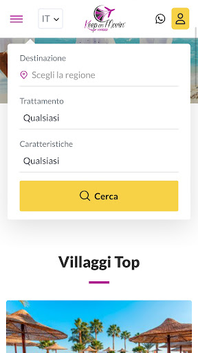 Android application Keep on Movin Viaggi screenshort