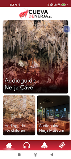 Android application The Nerja Cave screenshort