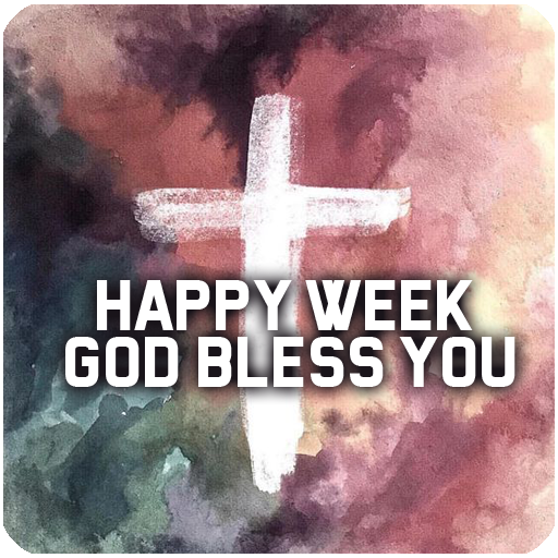 Happy Week God bless you logo