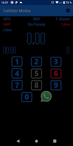 Android application Callisto Motos screenshort