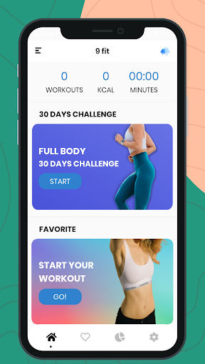 Android application 9 Fit - Women Workout screenshort